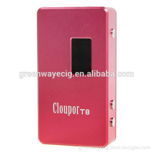 2015 Authentic mechanical mod ecig Cloupor T8 150w vs 110w mod clone hexohm v2